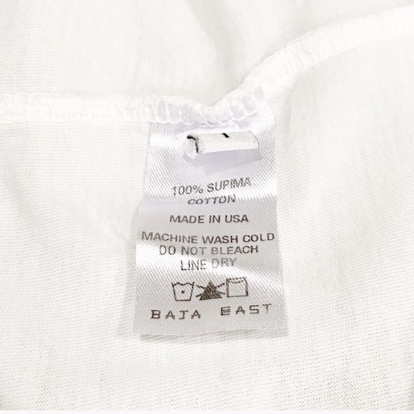 BAJA EAST Logo Long Sleeved White T-shirt - Picture 7 of 11